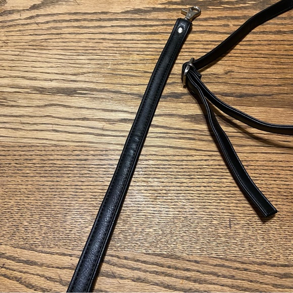 Black and Grey Espe Floral Backpack Purse - Picture 6 of 7